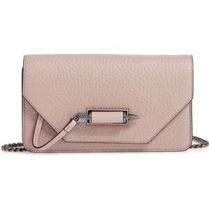 Mackage Zoey-C Leather Envelope clutch/crossbody with Gunmetal Chain Bag